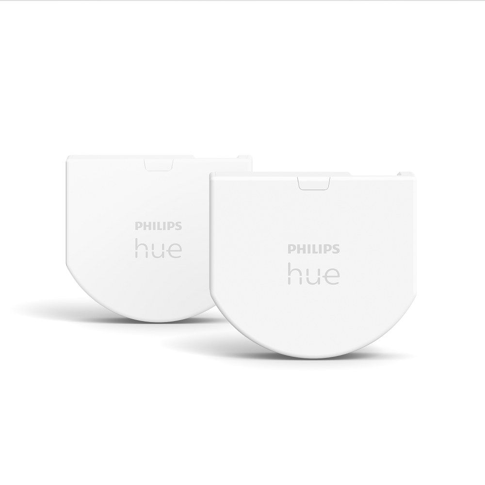 Philips Hue Zubehör Wandschalter Modul Doppelpack, 8719514318021