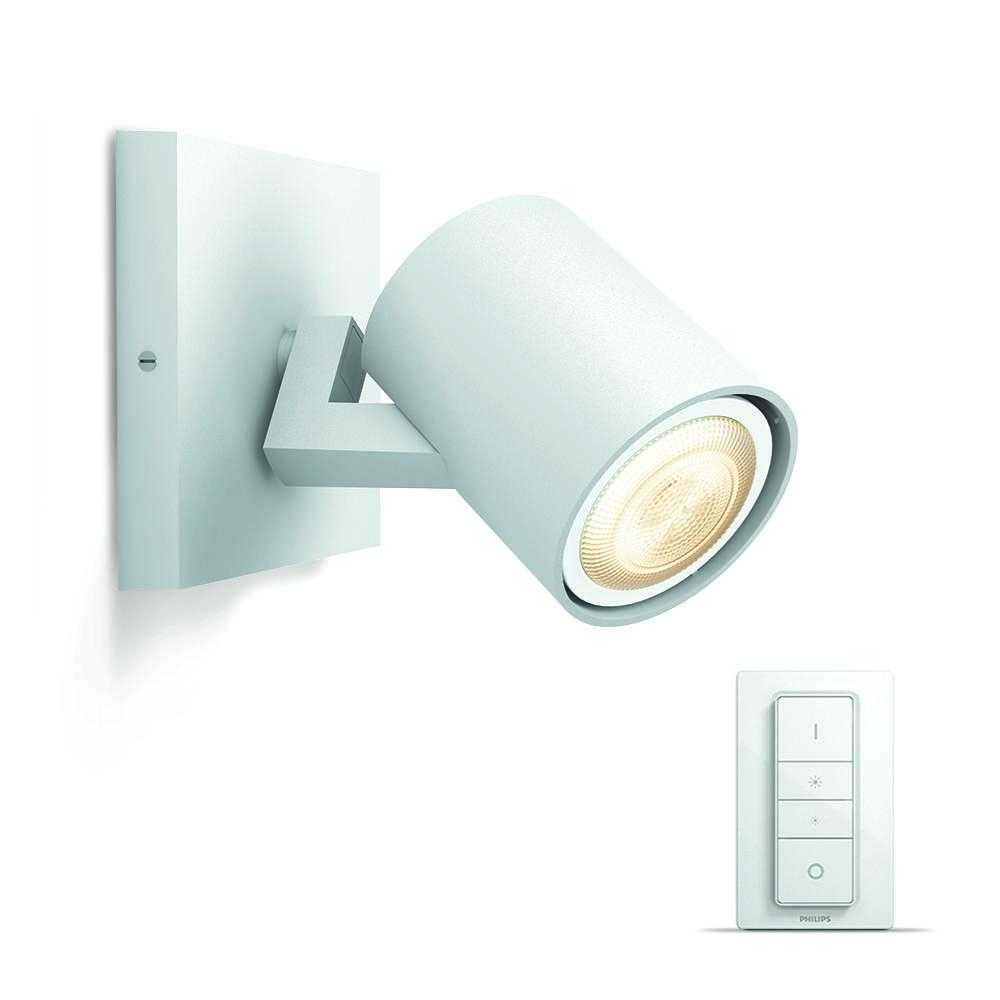 Philips Hue  Leuchten White Amb. Runner Spot 1 Flg. Weiß 350lm Erweiterung, 8719514338340