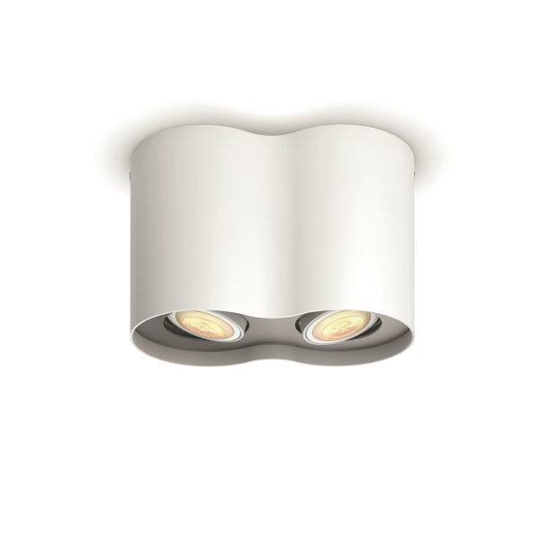 Philips Hue White Amb. Pillar Spot 2 flg. weiß 2x350lm inkl. Dimmschalter 8719514338463 / 8719514338463 - .