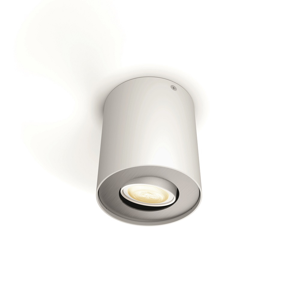 Philips Hue  Leuchten White Amb. Pillar Spot 1 Flg. Weiß 350lm Inkl. Dimmschalter, 8719514338487