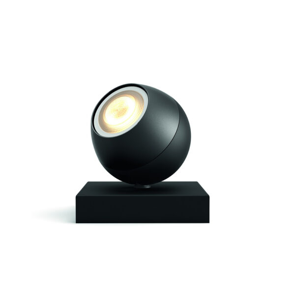 Philips Hue White Amb. Buckram Spot 1 flg. schwarz 350lm Erweiterung 8719514339200 / 8719514339200 - .