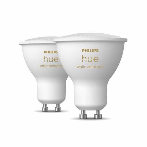 Philips Hue White Ambiance GU10 Doppelpack 2x230lm 8719514340121 / 8719514340121 - .