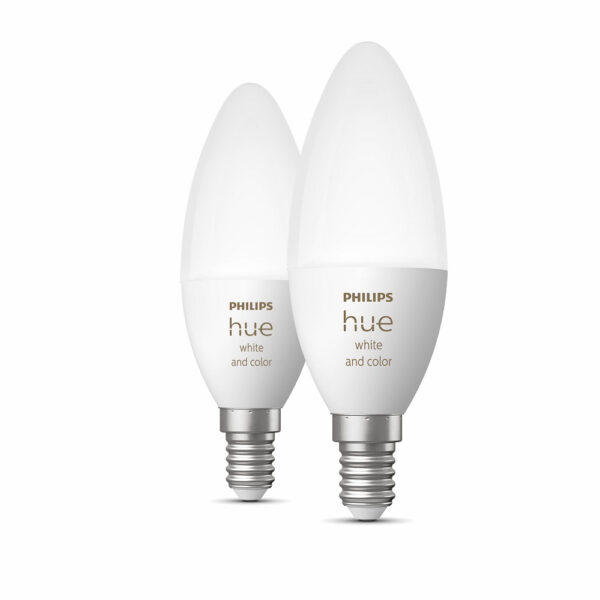 Philips Hue White & Col. Amb. Doppelpack E14 2x470lm 8719514356719 / 8719514356719 - .