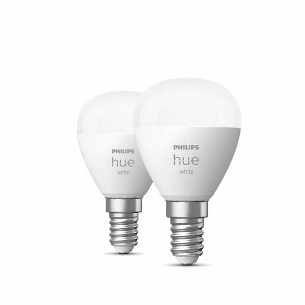 Philips Hue White E14 Luster Doppelpack 2x470lm 8719514356771 / 8719514356771 - .