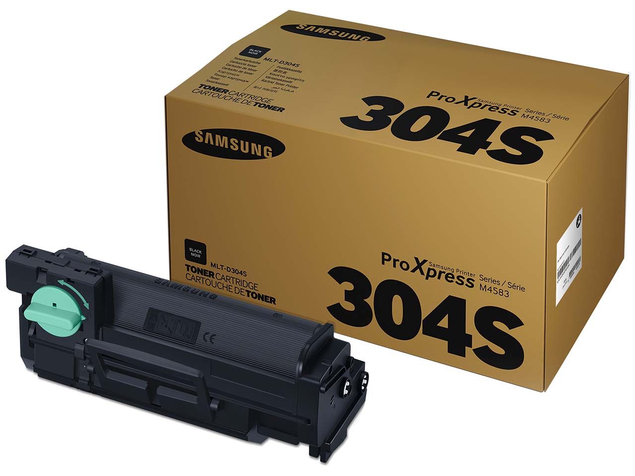 Der orriginale Samsung Toner MLT-D304S erreicht auf dem ProXpress M4583 herausragende Druckergebnisse. Bei 5 % Schwärzung sind bis zu 7.000 Seiten möglich. Farbe schwarz.