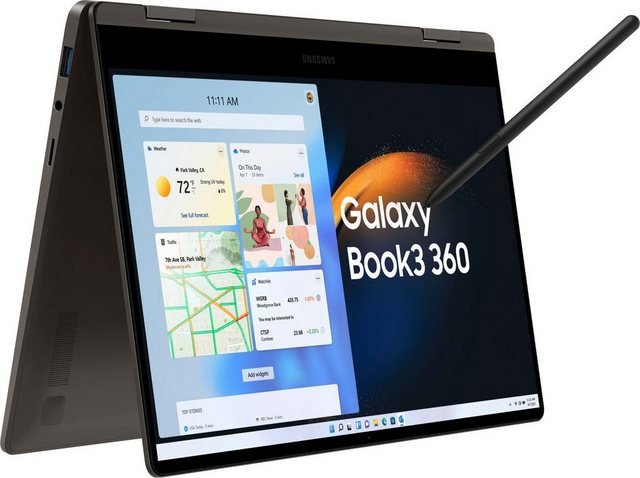 Man muss sich nicht mehr für eins entscheiden und kann einfach beides haben: Das Galaxy Book3 360 vereint praktisch ein Notebook und ein Tablet in einem Gerät. Damit kannst du je nach Situation entscheiden