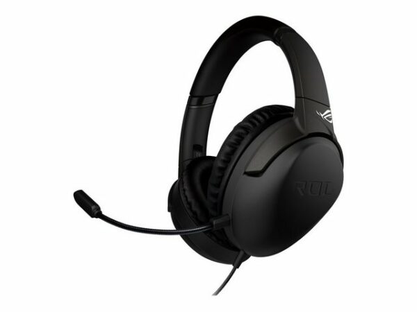 Das ROG Strix Go USB-C-Gaming-Headset mit KI-Mikrofon mit Geräuschunterdrückung liefert immersiven Gaming-Klang und unglaublichen Komfort