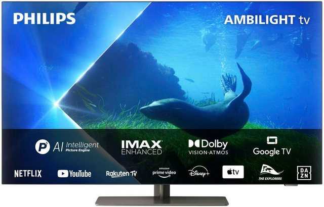 Philips 48OLED808/12 LED-Fernseher (122 cm/48 Zoll, 4K Ultra HD, Android TV, Smart-TV)