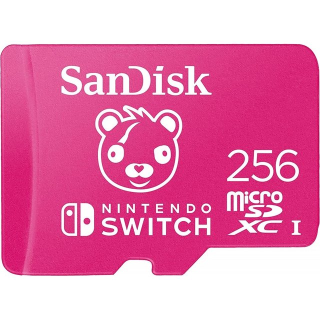 Sandisk microSDXC 256GB – Card for Nintendo Switch – Speicherkarte – pink Speicherkarte