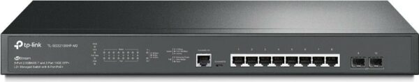 Kurzinfo: TP-Link JetStream TL-SG3210XHP-M2 - V1 - Switch - managed - 8 x 10/100/1000 + 2 x SFP+ - an Rack montierbar - PoE+ (240 W) Gruppe Hubs & Switches Hersteller TP-LINK Hersteller Art. Nr. TL-SG3210XHP-M2 V1 EAN/UPC 6935364030797 Produktbeschreibung: TP-Link JetStream TL-SG3210XHP-M2 - V1 - Switch - 10 Anschlüsse - managed - an Rack montierbar Gerätetyp Switch - 10 Anschlüsse - managed Gehäusetyp An Rack montierbar Untertyp 10 Gigabit Ethernet Ports 8 x 10/100/1000 + 2 x SFP+ Power Over Ethernet (PoE) PoE+ PoE-Budget 240 W Leistung Switching-Kapazität: 80 Gbit/s Übertragungsleistung: 59.52 Mpps Größe der MAC-Adresstabelle 16.000 Einträge Jumbo-Rahmenunterstützung 9KB Routing Protocol IGMPv2