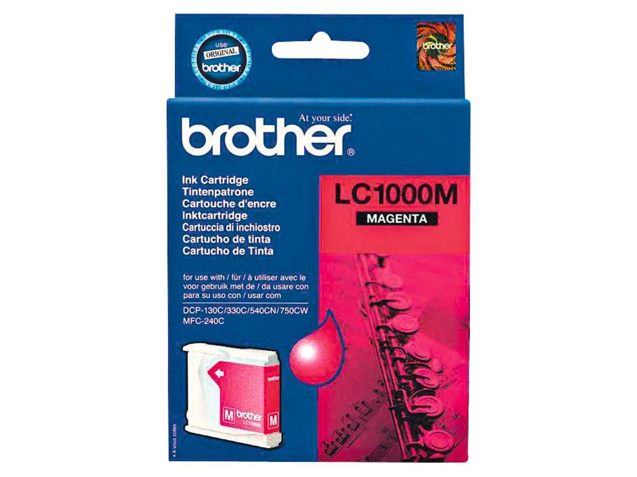 Brother Tintenpatrone LC1000M magenta