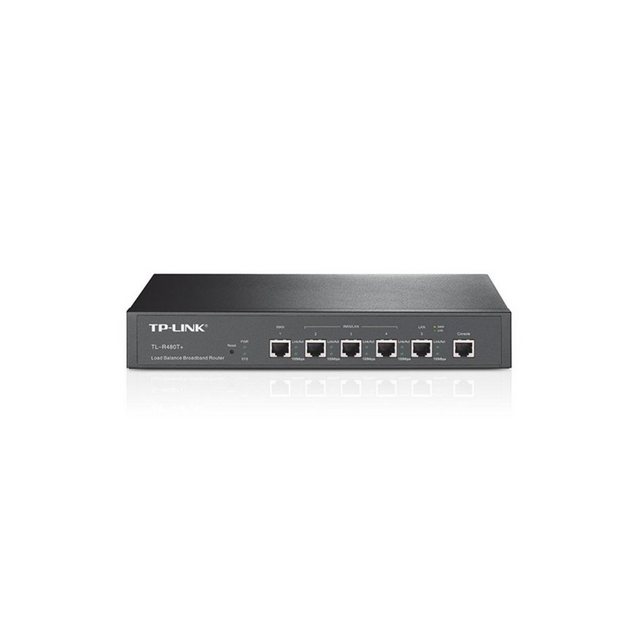 TP-Link TL-R480T+ – SMB-Router, 1x LAN, 1x WAN, 3x LAN/WAN Netzwerk-Switch