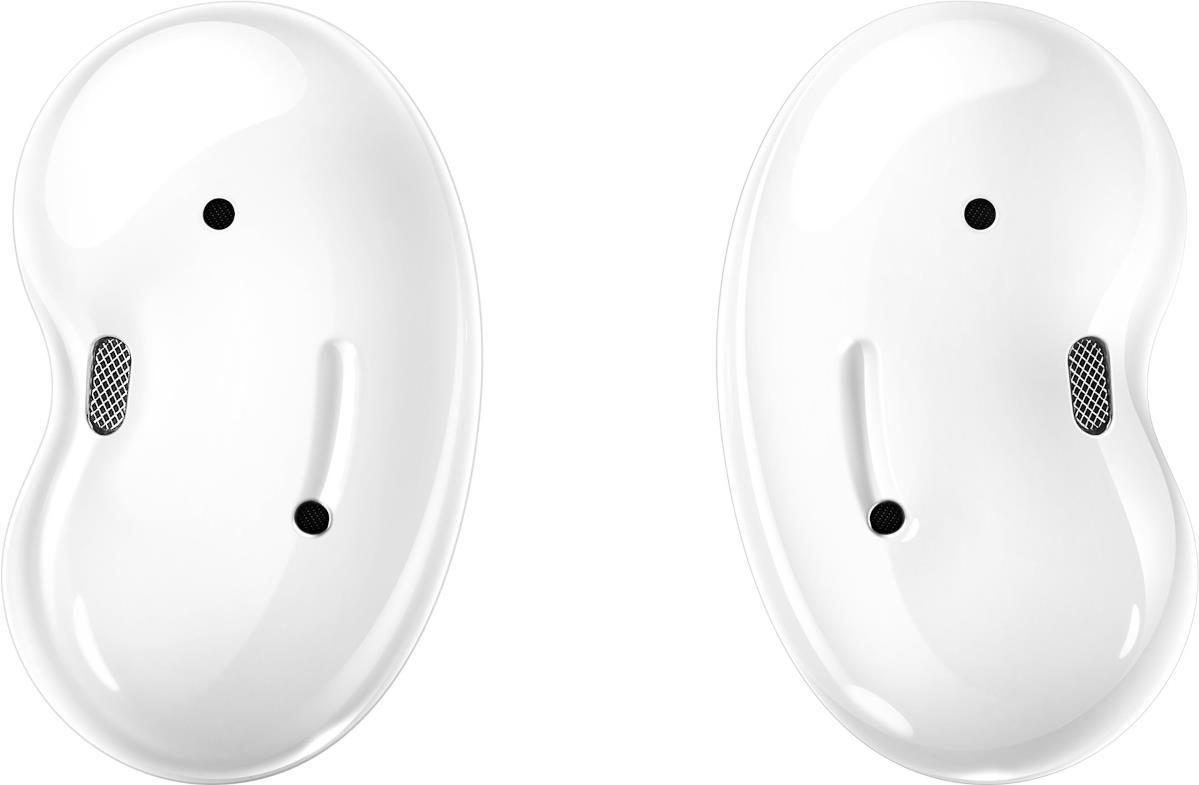 Kurzinfo: Samsung Galaxy Buds Live - True Wireless-Kopfhörer mit Mikrofon - im Ohr - Bluetooth - aktive Rauschunterdrückung - mystic white Gruppe Headsets & Mikrofone Hersteller Samsung Hersteller Art. Nr. SM-R180NZWAEUA Modell Galaxy Buds Live EAN/UPC 8806090486845 Produktbeschreibung: Samsung Galaxy Buds Live - True Wireless-Kopfhörer mit Mikrofon Produkttyp True Wireless-Kopfhörer - Bluetooth Empfohlene Verwendung Tragbare Elektronik Farbe Mystic White Kopfhörer-Formfaktor Im Ohr Drahtlose Technologie Bluetooth Bluetooth-Version Bluetooth 5.0 Active Noise Canceling Ja Mit Mikrofonen 3 Intelligenter Assistent Bixby Ausführliche Details Allgemein Produkttyp True Wireless-Kopfhörer - Bluetooth - kabellos Details zu Abmessungen & Gewicht Ohrhörer: 1.65 cm x 1.49 cm x 2.73 cm / 5.6 g Ladekoffer: 5 cm x 2.78 cm x 5.02 cm / 42.2 g Breite 1.65 cm Tiefe 1.49 cm Höhe 2.73 cm Gewicht 5.6 g Farbe Mystic White Empfohlene Verwendung Tragbare Elektronik Audioausgang Kopfhörer-Formfaktor Im Ohr Anschlusstechnik