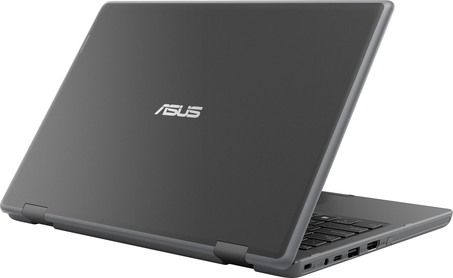 ASUS BR1100CKA GJ0100RA – Lay-Flat-Design – Pentium Silver N6000 / 1.1 GHz – Windows 10 Pro National Academic – 4 GB RAM – 64 GB eMMC – 29.5 cm (11.6) TN 1366 x 768 (HD) – UHD Graphics – Bluetooth, Wi-Fi 6 – 4G – Dunkelgrau