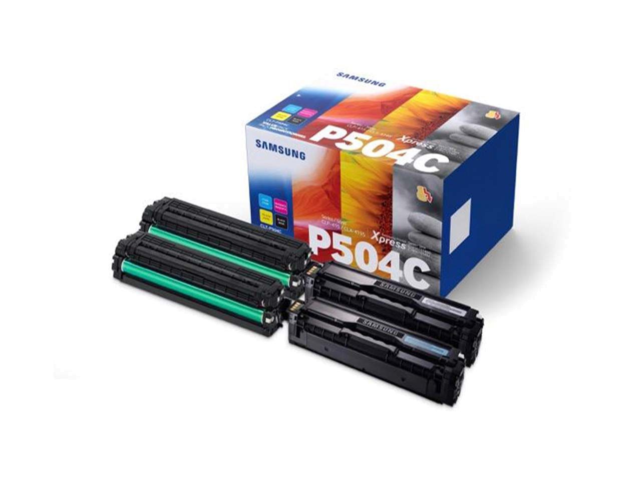 Mit dem Samsung Rainbow Kit Toner CLT-P504C drucken Sie Texte