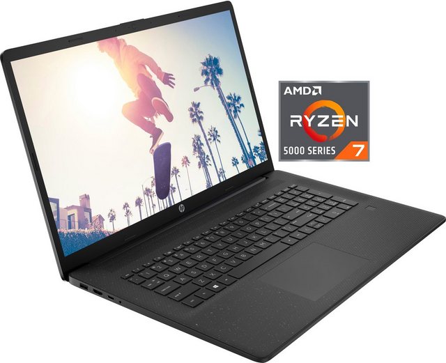 HP 17-cp0275ng Notebook (43,9 cm/17,3 Zoll, AMD Ryzen 7 5700U, Radeon Graphics, 512 GB SSD)