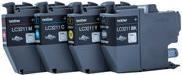 Brother LC3211 Value Pack – 4er-Pack – Schwarz, Gelb, Cyan, Magenta – Original – Tintenpatrone – für Brother DCP-J772DW, DCP-J774DW, MFC-J890DN, MFC-J890DW, MFC-J890DWN, MFC-J895DW (LC3211VAL)