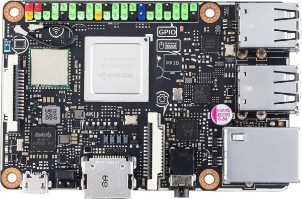 Kurzinfo: ASUS Tinker Board R2.0 - Einplatinenrechner - Rockchip RK3288-CG.W - RAM 2 GB - 802.11b/g/n