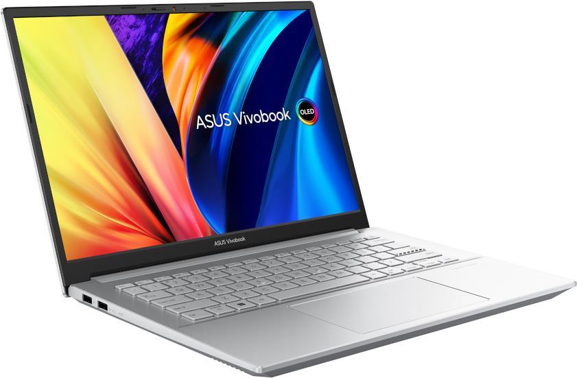 ASUS VivoBook Pro 14 OLED M6400RC-KM003W 6800H Notebook 35,6 cm (14 ) 2.8K AMD Ryzen 7 16 GB LPDDR5-SDRAM 1000 GB SSD NVIDIA GeForce RTX 3050 Wi-Fi 6E (802.11ax) Windows 11 Home Silber (90NB0YE2-M00070)