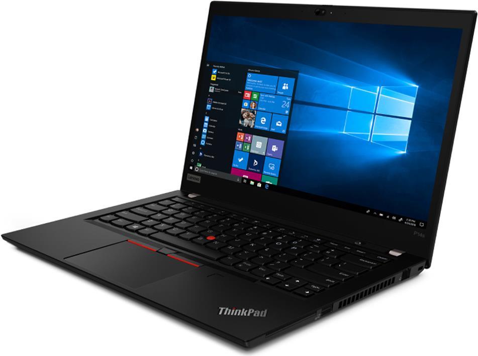 Kurzinfo: Lenovo ThinkPad P14s Gen 1 20S4 - 180°-Scharnierdesign - Intel Core i7 10610U / 1.8 GHz - vPro - Win 10 Pro 64-Bit - Quadro P520 - 32 GB RAM - 1 TB SSD TCG Opal Encryption 2