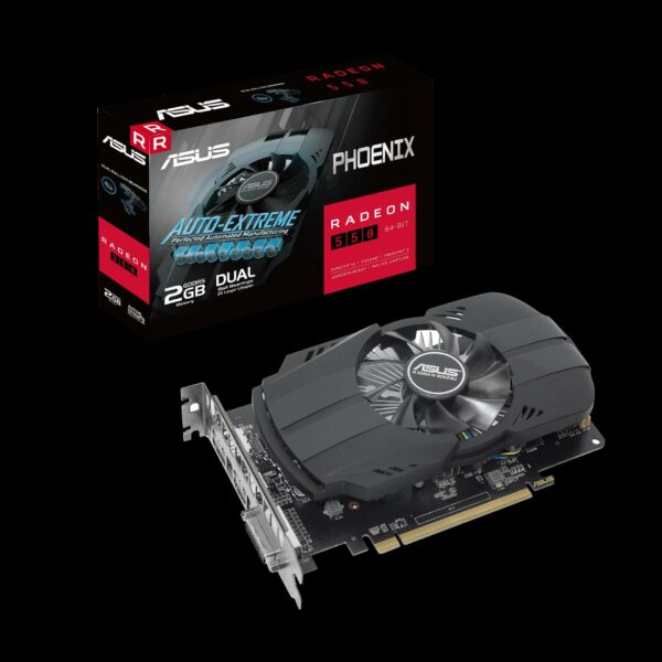 Kurzinfo: ASUS PH-550-2G - Grafikkarten - Radeon 550 - 2 GB GDDR5 - PCIe 3.0 x16 - DVI