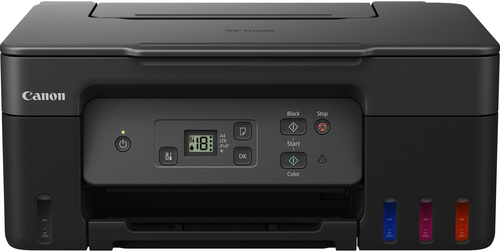 Kurzinfo: Canon PIXMA G2570 - Multifunktionsdrucker - Farbe - Tintenstrahl - nachfüllbar - Legal (216 x 356 mm) (Original) - A4/Legal (Medien) - bis zu 11 ipm (Drucken) - 100 Blatt - USB 2.0 Gruppe Multifunktions- und Bürogeräte Hersteller Canon Hersteller Art. Nr. 5804C006 Modell PIXMA G2570 EAN/UPC 4549292205145 Produktbeschreibung: Canon PIXMA G2570 - Multifunktionsdrucker - Farbe Gerätetyp Multifunktionsdrucker Drucktechnologie Tintenstrahl (Farbe) Tintenstrahl-Technologie Canon FINE (Full-lithography Inkjet Nozzle Engineering) - 4 Farben Nachfüllbarer Behälter Ja Max. Druckgeschwindigkeit Bis zu 11 ipm (einfarbig)/bis zu 6 ipm (Farbe) Max. Druckauflösung 4800 x 1200 dpi (Farbe) Scannen 600 x 1200 dpi Bildschirm 3 cm (1.2) Originalgröße Legal (216 x 356 mm) (Max) Vorlagenart Blätter Mediengröße 55 x 89 mm (Min.) - 216 x 1200 mm (Max) Medientyp Briefumschläge