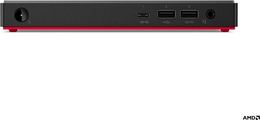 Lenovo ThinkCentre M75n 3500U mini PC AMD Ryzen 5 PRO 8 GB DDR4-SDRAM 256 GB SSD Windows 10 Pro Mini-PC Schwarz – Grau – Rot (11BS0001FR)