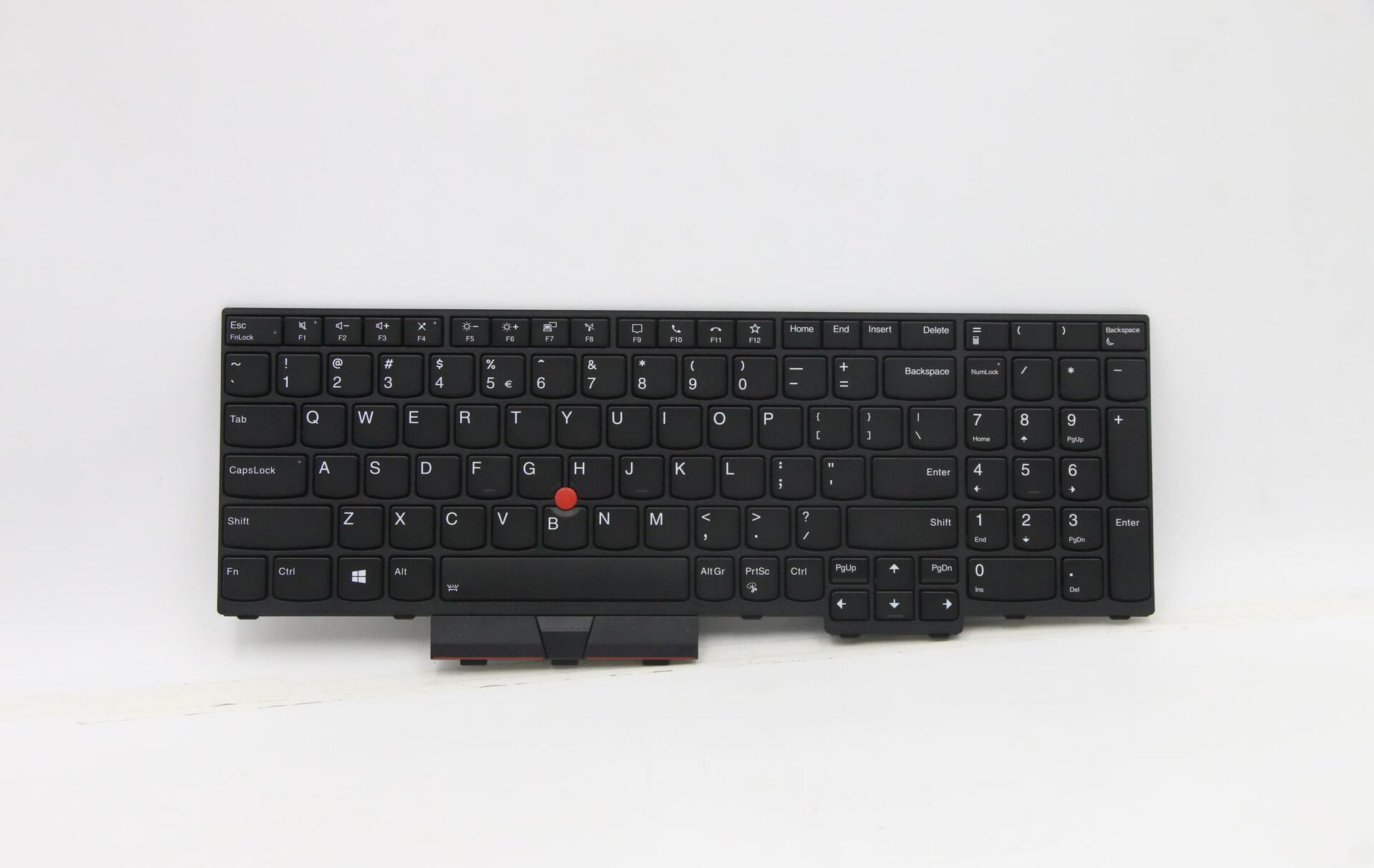 Transimage – Ersatztastatur Notebook – mit Trackpoint – hinterleuchtet – US mit Euro-Symbol – Schwarz – für ThinkPad P15 Gen 1 20ST, 20SU, T15g Gen 1 20UR, 20US (B-Ware)