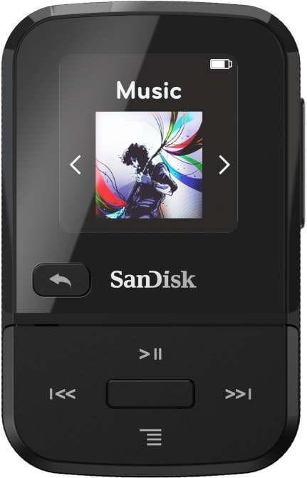 SanDisk Clip Sport Go – Digital Player – 32GB – Schwarz (SDMX30-032G-E46K)