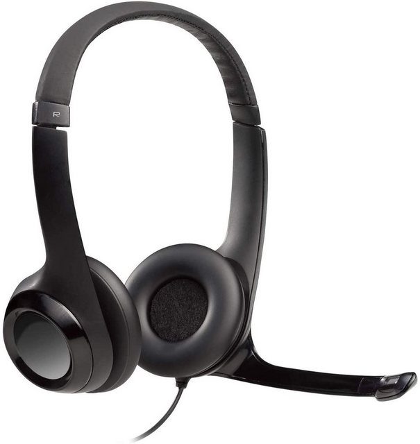 Logitech H390 Kopfhörer Mikrofon mit Rauschunterdrückung USB-Anschluss Headset