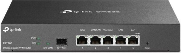 TP-Link SafeStream Gigabit Multi-WAN VPN Router LAN Switche (ER7206-R)