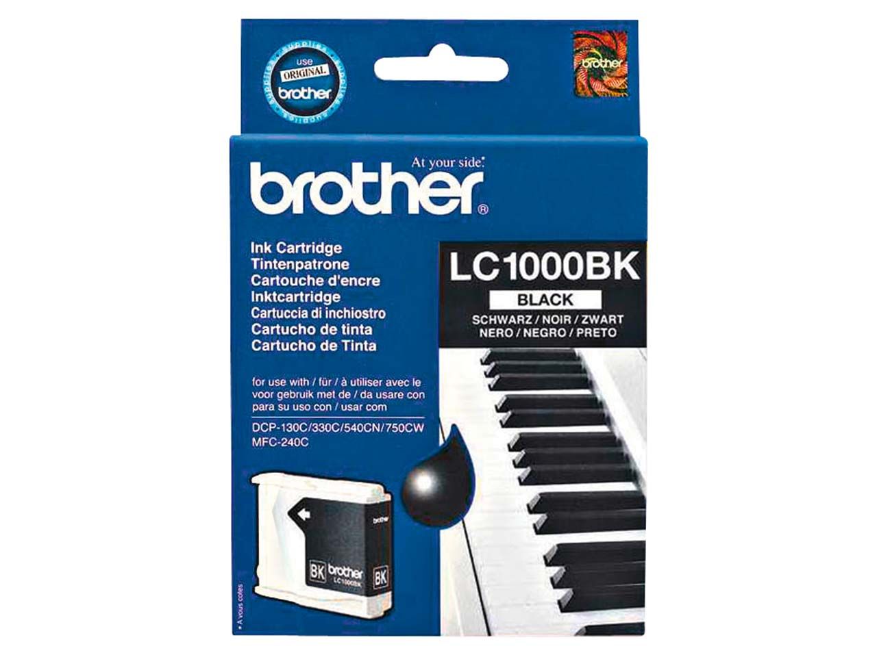 Brother Tintenpatrone LC1000BK schwarz