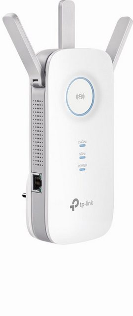 TP-Link RE450 DE WLAN-Repeater, Optimale Performance dank externer Antennen, Highspeed-Modus