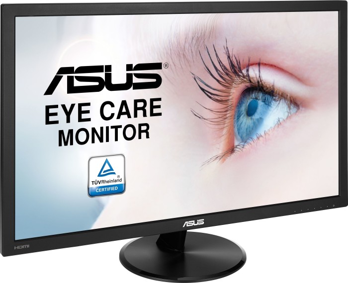 ASUS VP247HAE – LED-Monitor – 59.9 cm (23.6) – 1920 x 1080 Full HD (1080p) – VA – 250 cd/m² – 3000:1 – 5 ms – HDMI, VGA – Schwarz [Energieklasse F] (90LM01L3-B02170)