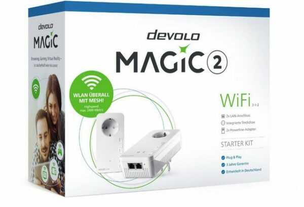 devolo Magic 2 WiFi – High Speed WLAN überall mit magischem Mesh-WiFi Heute schon im Übermorgen leben – die revolutionäre Mesh-Technologie von devolo macht&#39