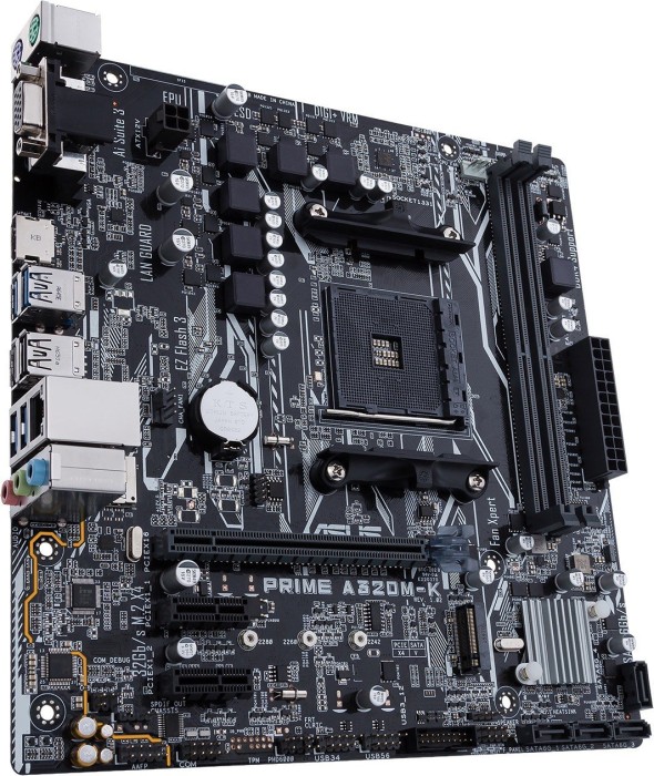 ASUS PRIME A320M-K/CSM – Motherboard – micro ATX – Socket AM4 – AMD A320 Chipsatz – USB 3.0 – Gigabit LAN – Onboard-Grafik (CPU erforderlich) – HD Audio (8-Kanal)