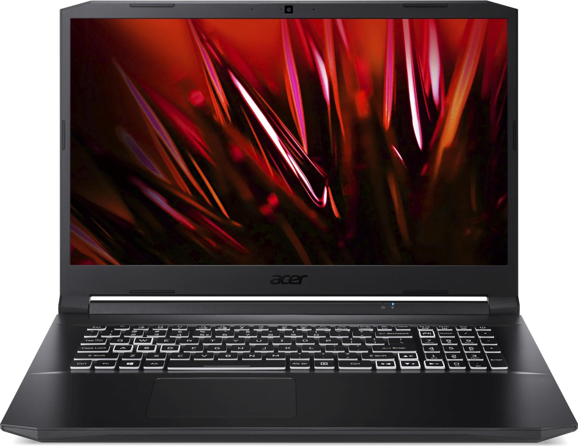 Acer Nitro 5 AN517-54 – Intel Core i7 11800H – ESHELL – GF RTX 3060 – 16GB RAM – 512GB SSD – 43,9 cm (17.3) IPS 1920 x 1080 (Full HD) @ 144 Hz – Wi-Fi 6 – Schiefer schwarz – kbd: Deutsch (NH.QF7EV.00A)