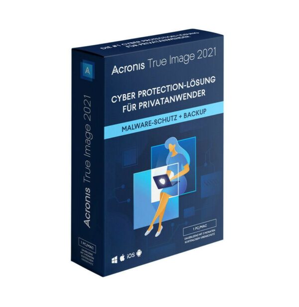 Acronis Acronis True Image 2021 Essentials, 1 Jahr 5 Geräte