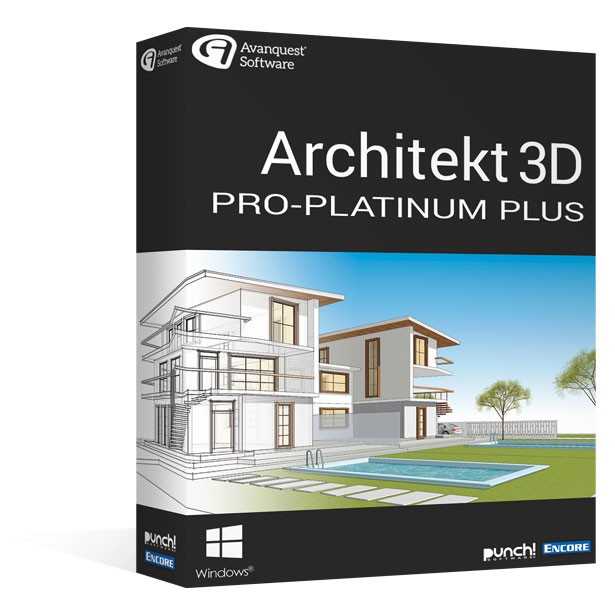 Avanquest Avanquest Architekt 3D 20 Pro-Platinum Plus Windows