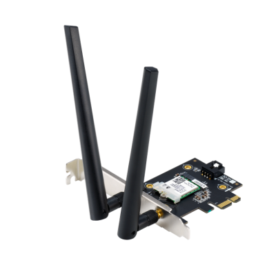 Geschwindigkeit: bis zu 1800 Mbit/s / Steckplatz: PCI Express (PCIe) / Sicherheit: WPA3 / Besonderheiten: WiFi 6