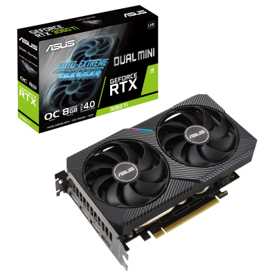 Chipsatz: NVIDIA GeForce RTX 3060 Ti / Speicher; 8192 MB GDDR6 / Chiptakt: 1410 MHz / Boost: 1710 MHz / Stromanschluss: 1x 8-Pin / Leistungsaufnahme: 200 Watt