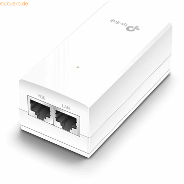 Mit dem passiven PoE-Adapter TL-POE2412G kann ein passives PoE-Gerät gleichzeitig mit Strom versorgt werden und Daten übertragen.> Highlights- Passiver PoE Adapter- Unterstützt Gigabit-Geschwindigkeiten- Keine Konfiguration nötig durch Plug-and-Play- Inklusive praktischer Wandhalterung- 24 V DC Ausgangsleistung (Max. 12 W)> Produkttyp- Netzwerkkomponente- ear-Kategorie (ElektroG): relevant