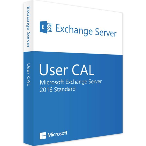 Microsoft Corporation Microsoft Exchange Server 2016 Standard, 1 User CAL