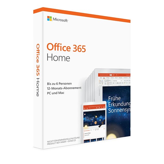 Microsoft Corporation Microsoft Office 365 Home, 6 Nutzer ESD