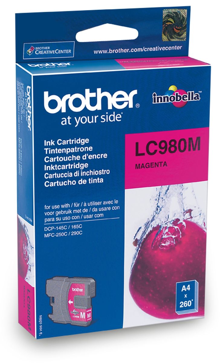 BROTHER Tintenpatrone LC-980M, magenta