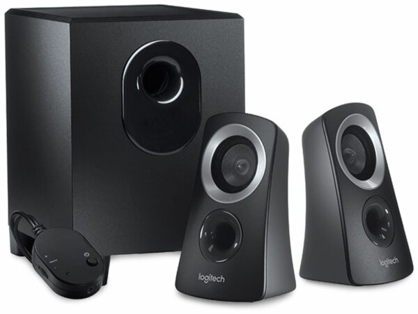 Dieses Lautsprechersystem liefert einen ausgewogenen Klang und bietet dank eines kompakten Subwoofers kräftige Tiefen. Über einen 3