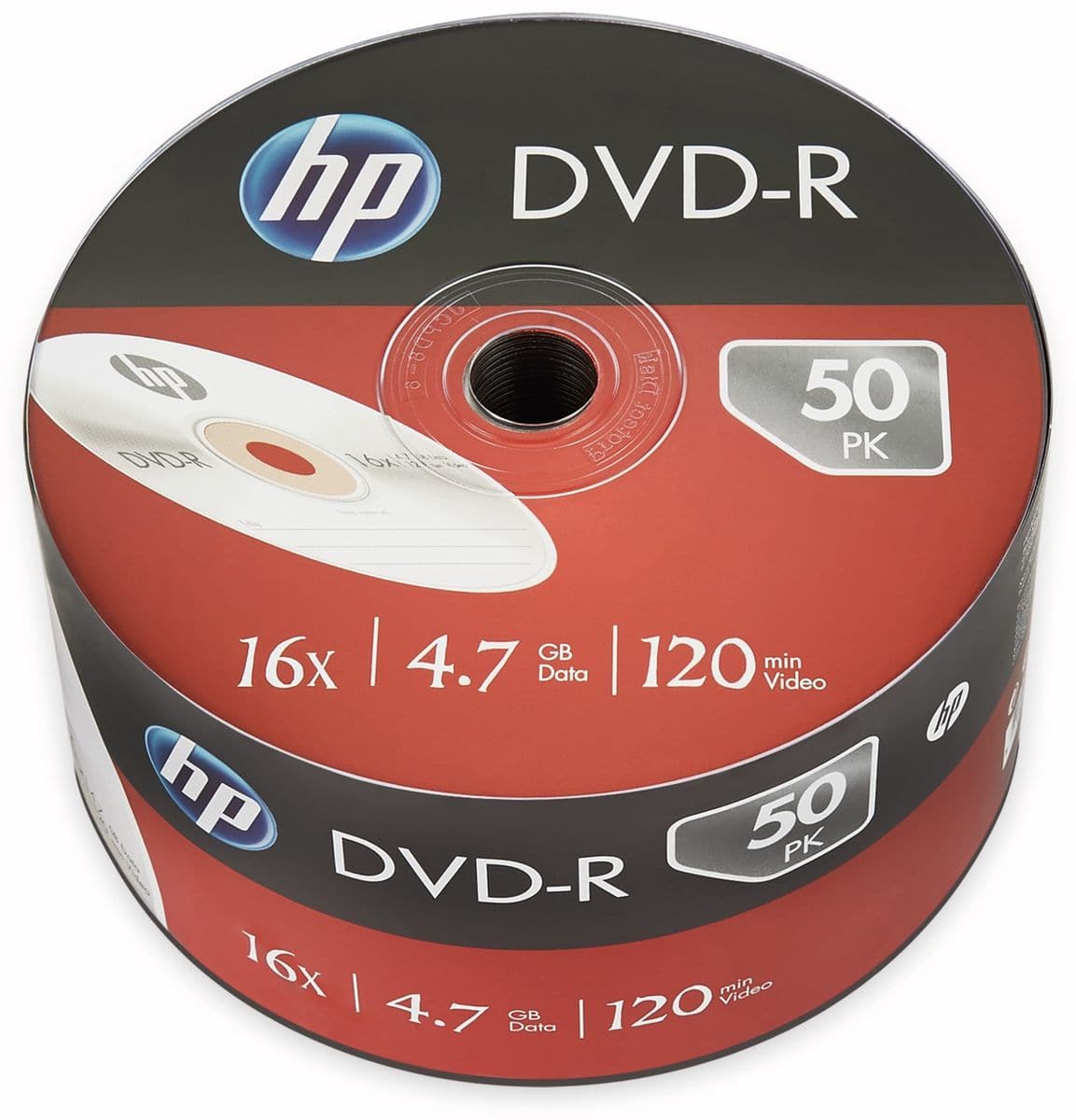 Die zuverlässigen DVD-R Medien von HP eignen sich ideal für die Sicherung von täglich anfallenden Daten. Neben ihrer hohen Qualität bieten sie zudem eine hervorragende Kompatibilität mit Playern und Recordern. Technische Daten: Kapazität: 4