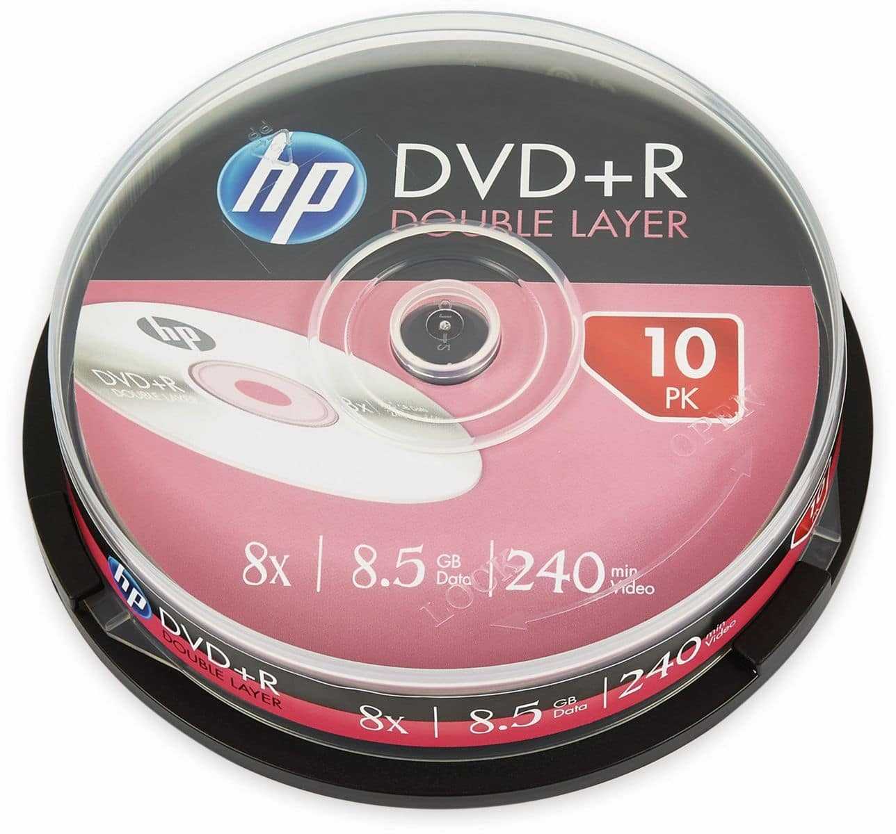 Die zuverlässigen DVD+R DL Medien von HP eignen sich ideal für die Sicherung von täglich anfallenden Daten. Neben ihrer hohen Qualität bieten sie zudem eine hervorragende Kompatibilität mit Playern und Recordern. Technische Daten: Kapazität: 8