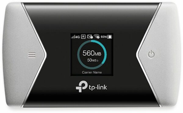 Der M7650 von TP-LINK bietet mit seinem Dualband-WLAN Geschwindigkeiten von bis zu 867 Mbit/s auf dem 5 GHz- und bis zu 300 Mbit/s auf dem 2