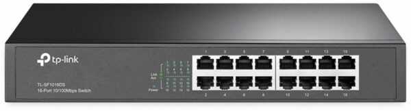 Der Fast-Ethernet-Switch TL-SF1016DS bietet Ihnen ein leistungsfähiges